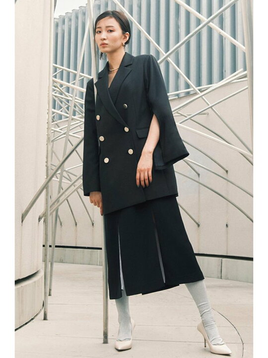 楽天市場】【SALE／20%OFF】スリットスリーブWテーラードJK 