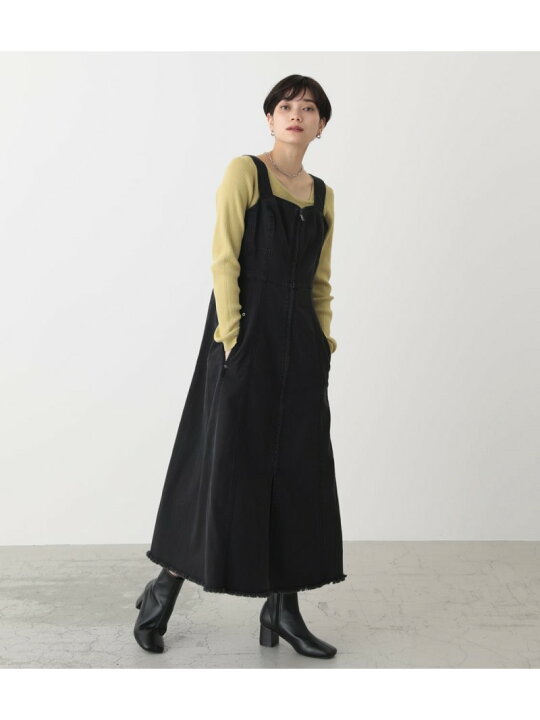 楽天市場】ZIP UP JUMPER DRESS AZUL BY MOUSSY アズールバイマウジー 