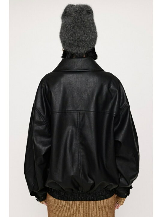 楽天市場】FAUX LEATHER ZIP UP ブルゾン SLY スライ ジャケット 