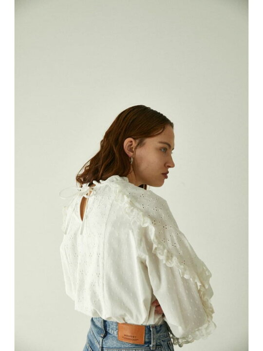 楽天市場】EMBROIDERED LACE ブラウス MOUSSY マウジー トップス 