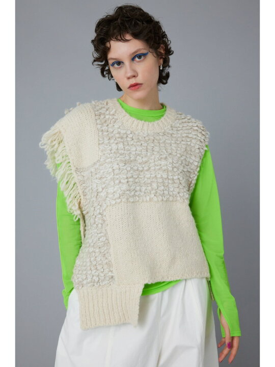 楽天市場】Scale knit vest HeRIN.CYE ヘリンドットサイ トップス 