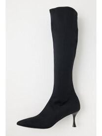 STRETCH SOCKS ロングブーツ MOUSSY マウジー シューズ・靴 ブーツ ブラック カーキ【送料無料】[Rakuten Fashion]