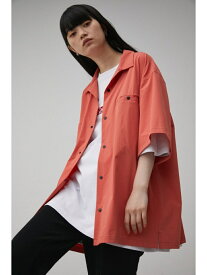 【SUNBEAMS CAMPERS】 POCKETABLE SHIRT AZUL BY MOUSSY アズールバイマウジー トップス シャツ・ブラウス ブラック オレンジ【送料無料】[Rakuten Fashion]