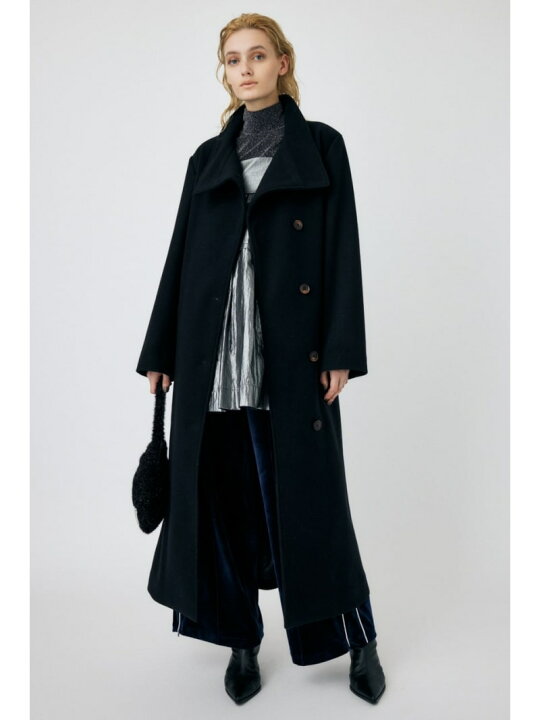 楽天市場】【SALE／60%OFF】STAND COLLAR ロングコート MOUSSY  