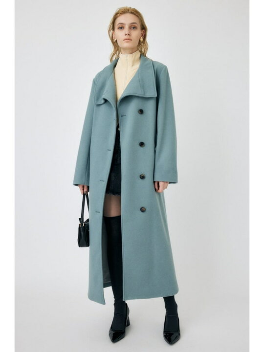 楽天市場】【SALE／60%OFF】STAND COLLAR ロングコート MOUSSY 