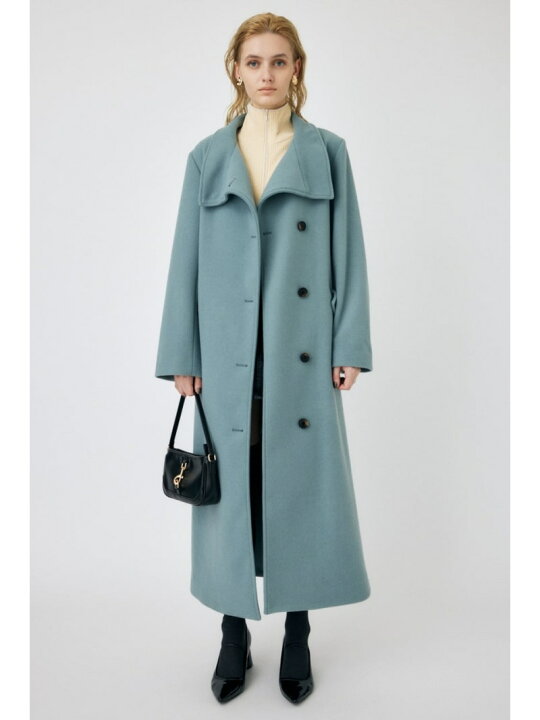 楽天市場】【SALE／60%OFF】STAND COLLAR ロングコート MOUSSY 
