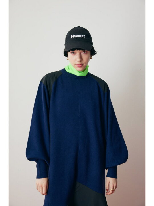 楽天市場】Elbow patch knit one-piece HeRIN.CYE ヘリンドットサイ 