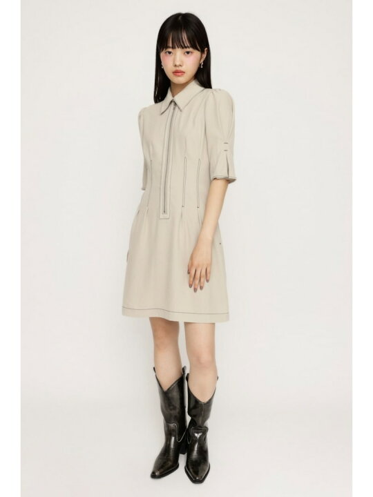 楽天市場】【SALE／20%OFF】FRONT ZIP TUCK ショートワンピース SLY 