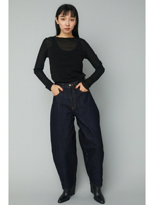 楽天市場】Cocoon denim pants HeRIN.CYE ヘリンドットサイ パンツ 