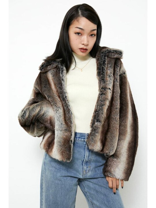 楽天市場】CROPPED F/FUR JK LAGUA GEM ラグア ジェム ジャケット 