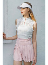 【SALE／10%OFF】【一部店舗・WEB限定】【RIENDA GOLF】カットレーストップス rienda リエンダ トップス カットソー・Tシャツ ホワイト ブラック【RBA_E】【送料無料】[Rakuten Fashion]