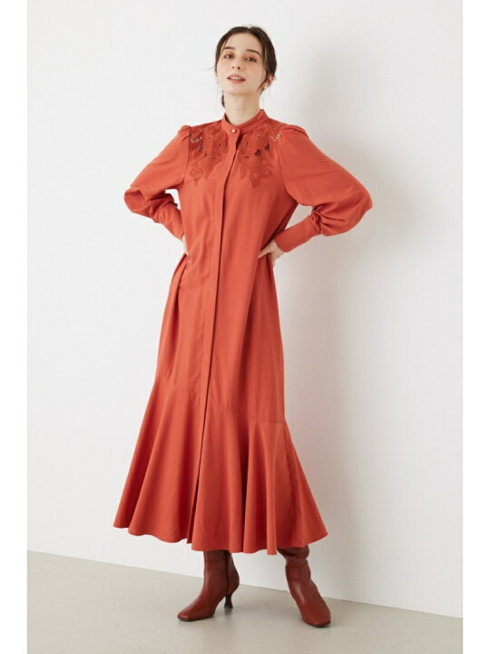 楽天市場】【SALE／50%OFF】カットワークカラーシャツOP rienda  