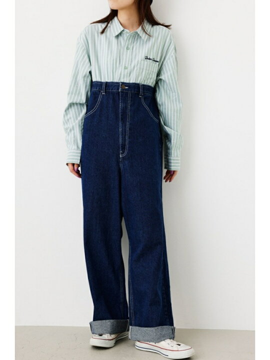 楽天市場】【SALE／50%OFF】DENIM リメイクライク オールインワン 