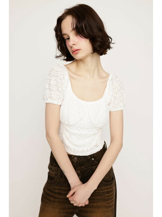 楽天市場】【SALE／50%OFF】PUFF SLEEVE GATHER CUT トップス SLY 
