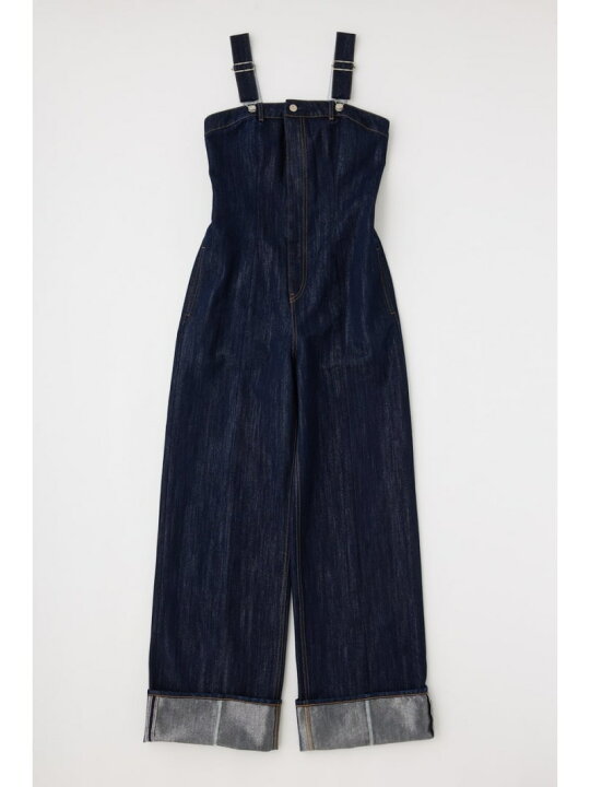 楽天市場】【SALE／50%OFF】GLITTER DENIM オールインワン MOUSSY 