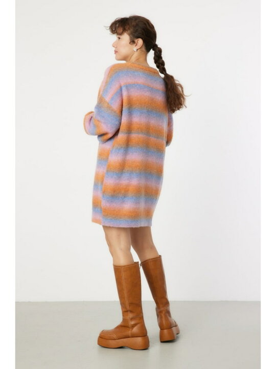 楽天市場】【SALE／60%OFF】グラデーションニットワンピース RODEO