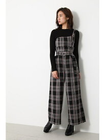 【SALE／65%OFF】H/W Mole check Wide PT rienda リエンダ パンツ/ジーンズ パンツその他 ブラック ホワイト【RBA_E】[Rakuten Fashion]