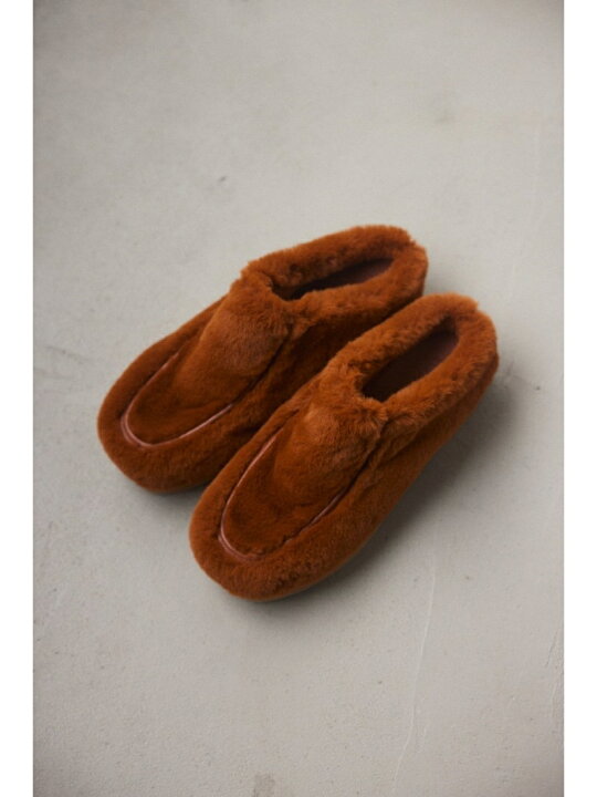 楽天市場】【SALE／40%OFF】fur slip-on shoes BLACK BY MOUSSY  