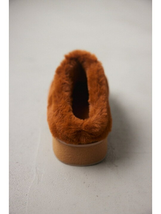 楽天市場】【SALE／40%OFF】fur slip-on shoes BLACK BY MOUSSY  