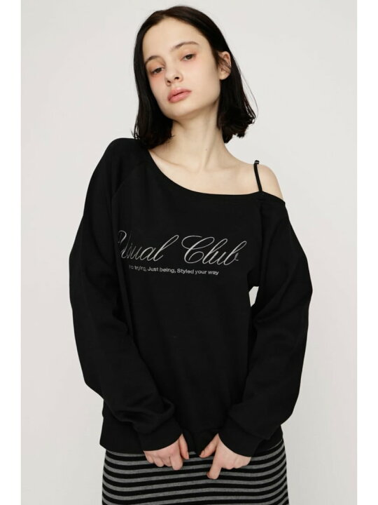 楽天市場】【SALE／20%OFF】OFF SHOULDER LOGO トップス SLY スライ 