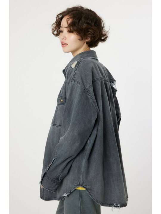 楽天市場】【SALE／50%OFF】ダメージデニムシャツ RODEO CROWNS WIDE 