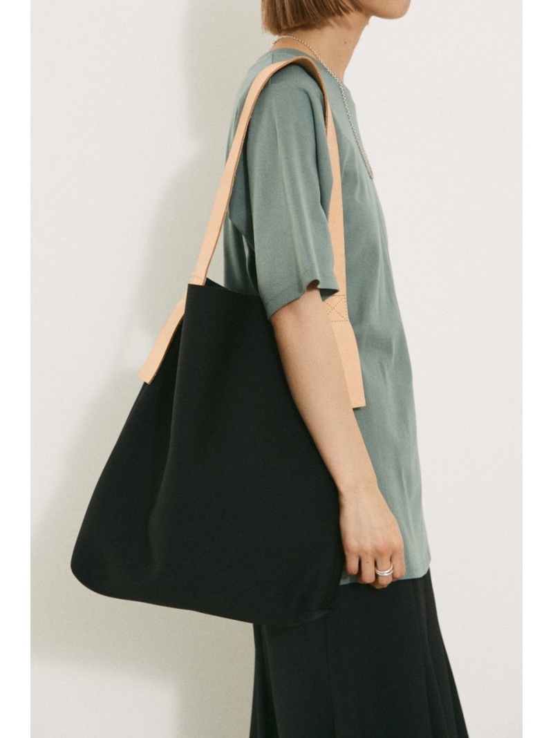 one shoulder tote bag BLACK BY MOUSSY ブラックバイマウジー バッグ その他のバッグ ブラック  ホワイト【送料無料】[Rakuten Fashion] | シェルターウェブストア