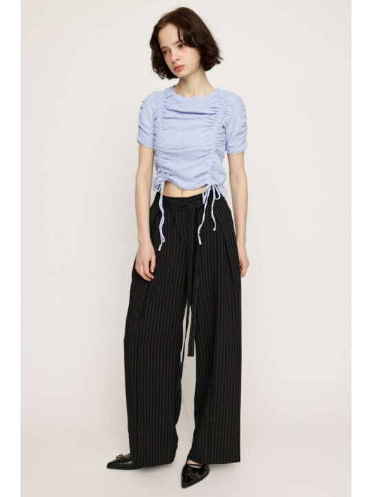楽天市場】【SALE／40%OFF】CENTER TAPE TUCKED TROUSERS SLY スライ  