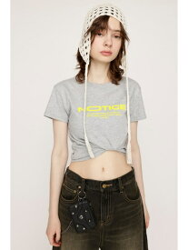 LOGO COMPACT Tシャツ SLY スライ トップス カットソー・Tシャツ ホワイト ブラック ピンク グレー[Rakuten Fashion]