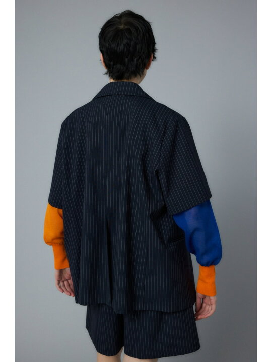 楽天市場】Stripe half sleeve jacket HeRIN.CYE ヘリンドットサイ 