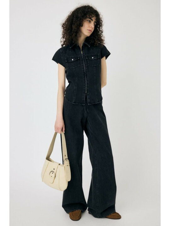 楽天市場】【SALE／60%OFF】CAP SLEEVE デニムシャツ MOUSSY マウジー 