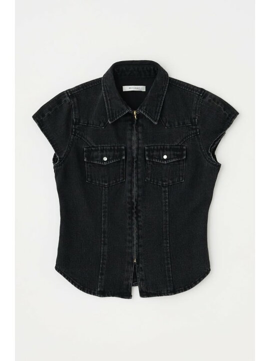 楽天市場】【SALE／60%OFF】CAP SLEEVE デニムシャツ MOUSSY マウジー 