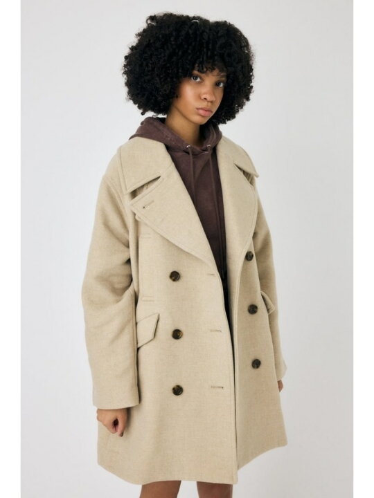 楽天市場】【SALE／50%OFF】DOUBLE BREASTED ミドルコート MOUSSY 
