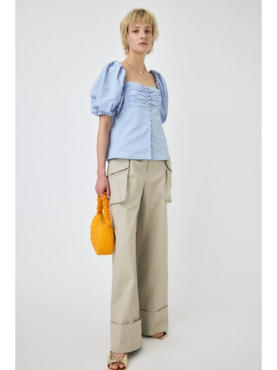 楽天市場】【SALE／80%OFF】OPEN NECK GATHER ブラウス MOUSSY 