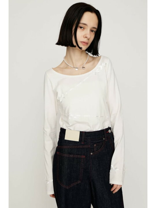 楽天市場】【SALE／50%OFF】SWITCHING CUT トップス SLY スライ 