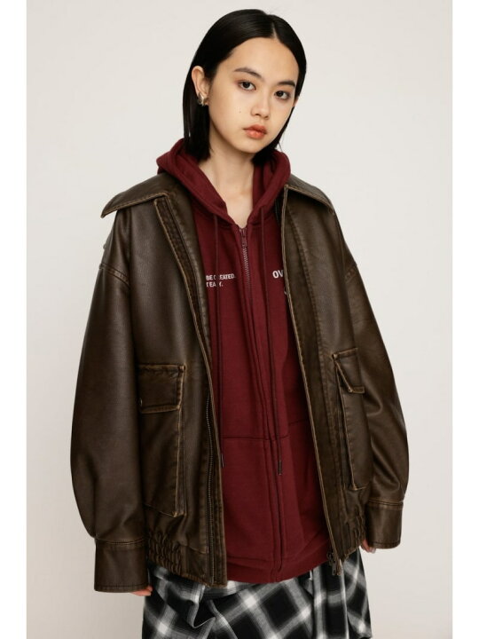 楽天市場】【SALE／30%OFF】AGING F/LEATHER FLIGHT ジャケット SLY 