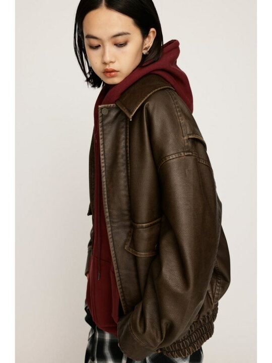 楽天市場】【SALE／30%OFF】AGING F/LEATHER FLIGHT ジャケット SLY 