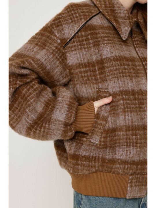 楽天市場】【SALE／40%OFF】SHAGGY CHECK ブルゾン SLY スライ 