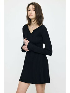 �ySALE�^50%OFF�zPICO RIBBON MINI �h���X MOUSSY �}�E�W�[ �����s�[�X�E�h���X �����s�[�X �l�C�r�[ �u���b�N ���b�h�yRBA_E�z�y���������z[Rakuten Fashion]