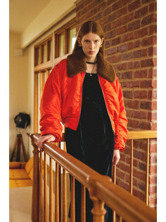 楽天市場】【SALE／60%OFF】F/FUR COLLAR BOMBER ジャケット MOUSSY 