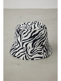 ZEBRA PATTERN RV BUCKET HATII AZUL BY MOUSSY アズールバイマウジー 帽子 その他の帽子 ブラック ベージュ[Rakuten Fashion]