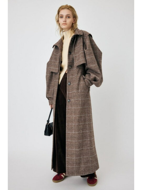 楽天市場】【SALE／60%OFF】LAYERED DESIGN ロングコート MOUSSY 