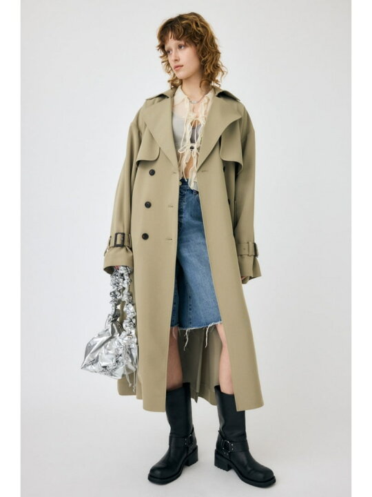 楽天市場】【SALE／50%OFF】LOOSE DRAPE トレンチコート MOUSSY  