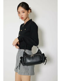 3ポケットミニリボンショルダーバッグ rienda リエンダ バッグ その他のバッグ ベージュ ブラック ホワイト【送料無料】[Rakuten Fashion]