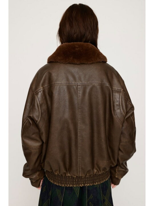 楽天市場】VINTAGE F/LEATHER S/ブルゾン SLY スライ ジャケット 