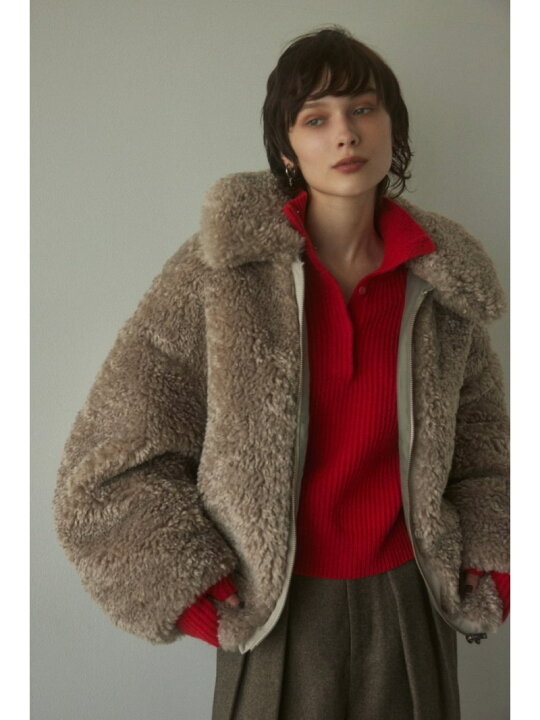 楽天市場】【SALE／30%OFF】fur Jacket BLACK BY MOUSSY ブラックバイ  