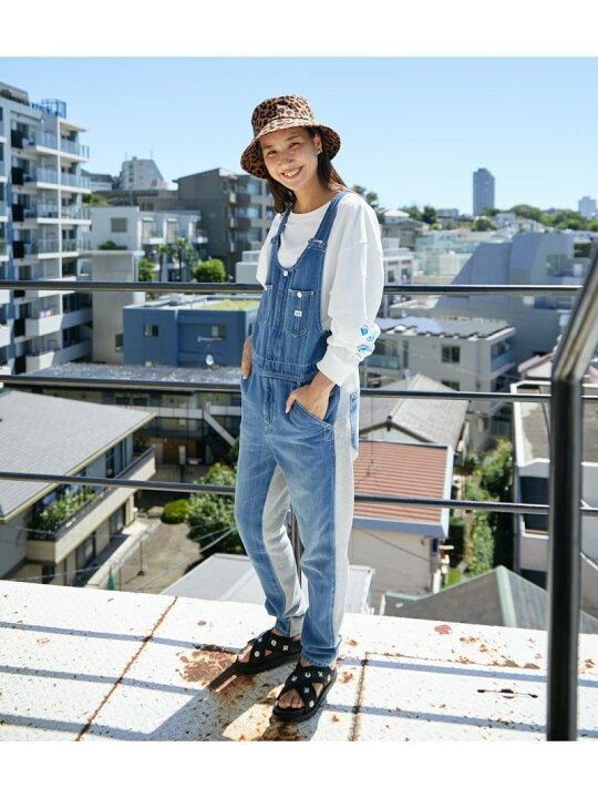 楽天市場】【SALE／20%OFF】LEE*RCS デニムコンビサロペット RODEO 