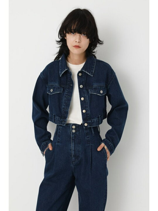楽天市場】【SALE／30%OFF】SW CROPPED DENIM ジャケット MOUSSY  