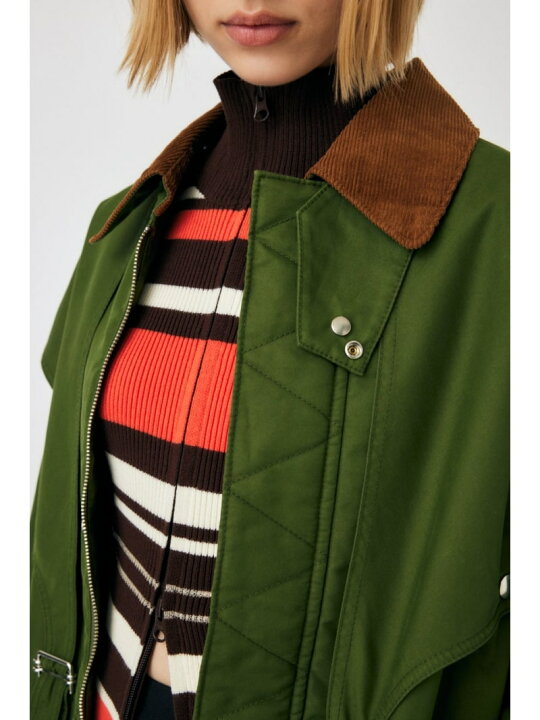楽天市場】【SALE／50%OFF】BELTED CAPE HUNTING ジャケット MOUSSY 