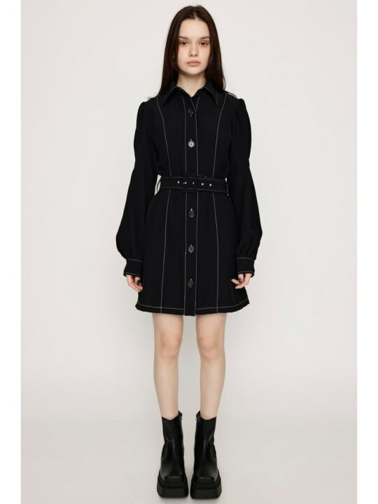 楽天市場】【SALE／60%OFF】TUCK SLEEVE FRONT BUTTON ワンピース SLY 