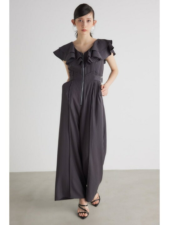 楽天市場】【SALE／10%OFF】ダブルフリルZIPデザインロンパース rienda 